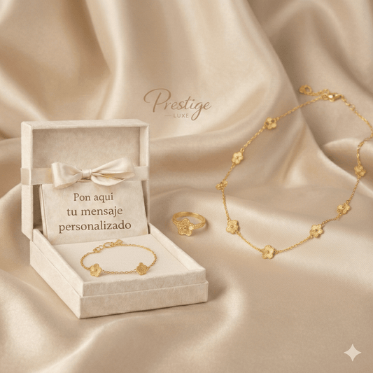 Esencia de Glamour – Conjunto de joyería con caja de regalo - Prestige Luxe