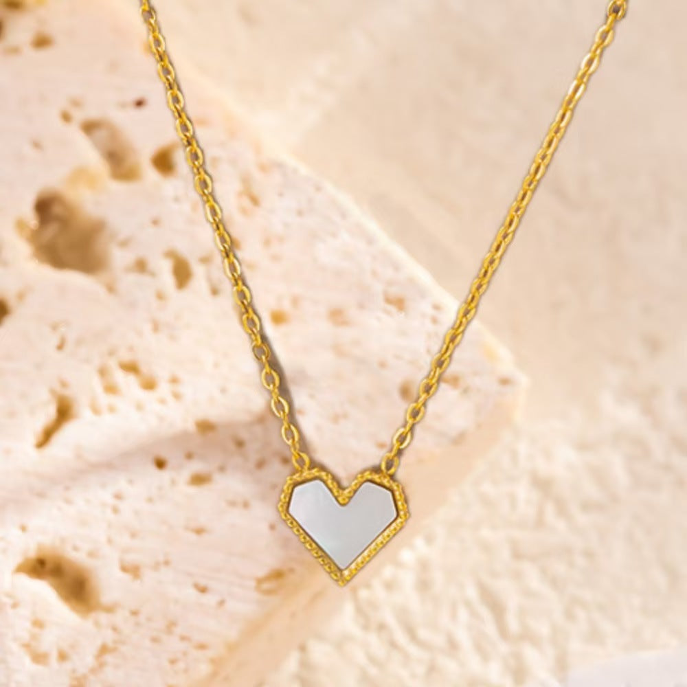 Set de Joyas Corazón Elegante –Collar, Pulsera, Anillo y Pendientes de Corazón ❤