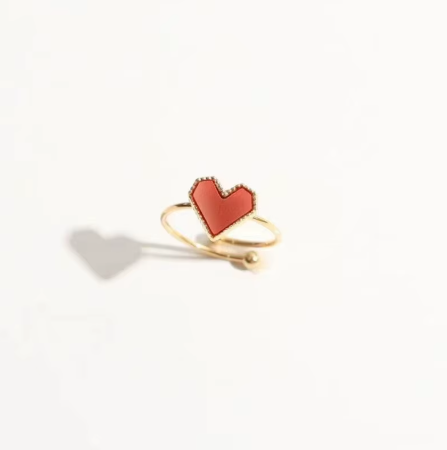 Set de Joyas Corazón Elegante –Collar, Pulsera, Anillo y Pendientes de Corazón ❤